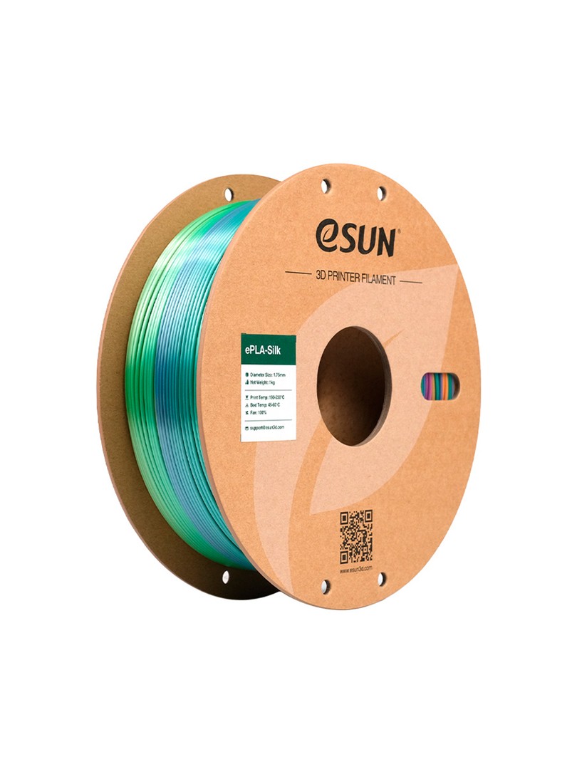 eSUN Silk-PLA Filament Coral 1.75mm 1000g papierowa szpula