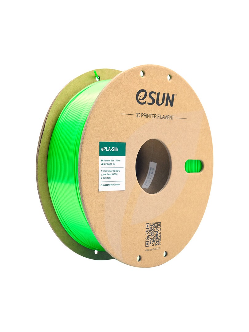 eSUN Silk-PLA Filament zielony 1.75mm 1000g papierowa szpula