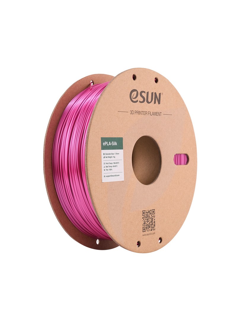 eSUN Silk-PLA Filament różowy 1.75mm 1000g papierowa szpula