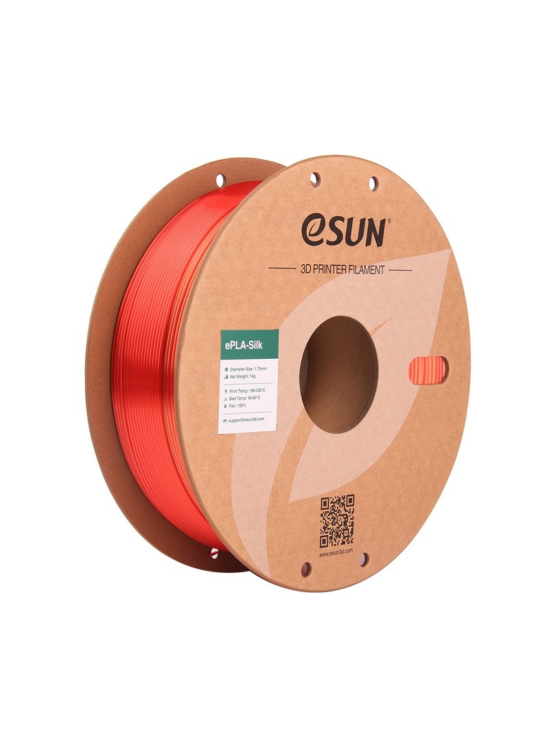 eSUN Silk-PLA Filament Scorching Sun pomarańczowy 1.75mm 1000g papierowa szpula