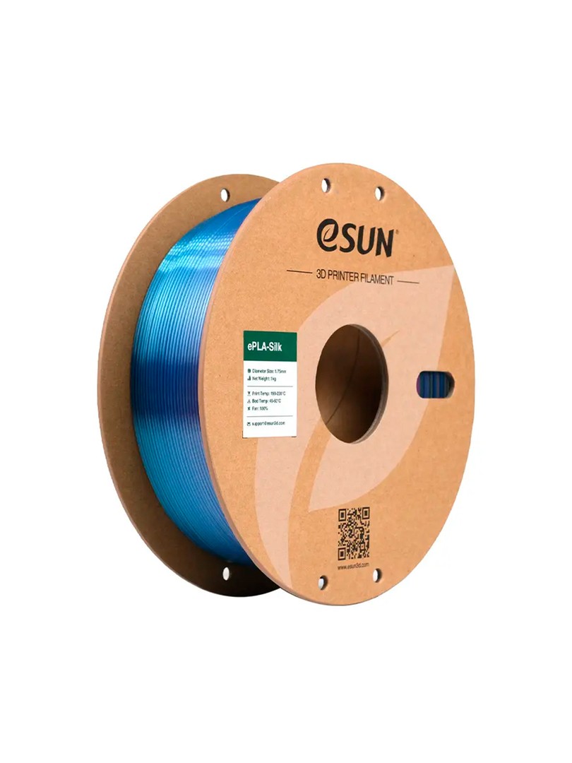 eSUN Silk-PLA Filament Universe niebieski 1.75mm 1000g papierowa szpula