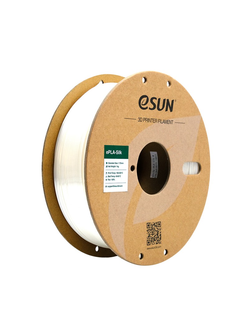 eSUN PLA-Silk Filament 1.75mm 1000g White Biały