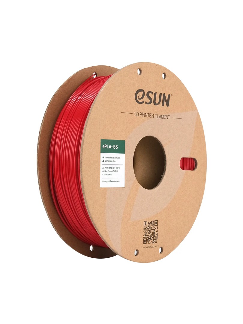 eSUN PLA-SS Filament 1.75mm 1000g Fire Engine Red Czerwony