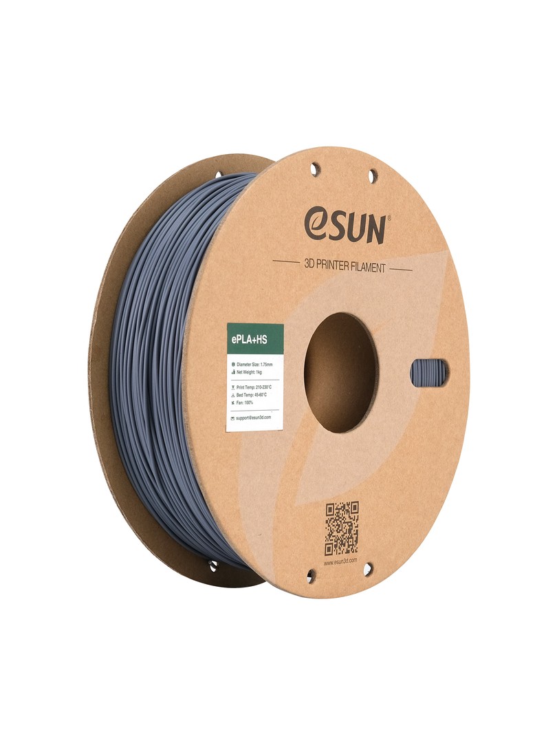 eSUN PLA+HS Filament szary 1.75mm 1000g papierowa szpula