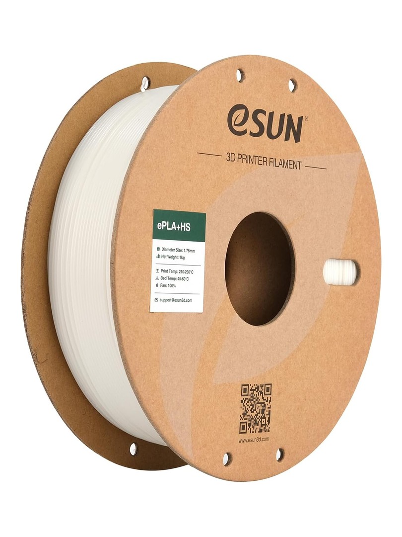 eSUN PLA+HS Filament biały 1.75mm 1000g papierowa szpula