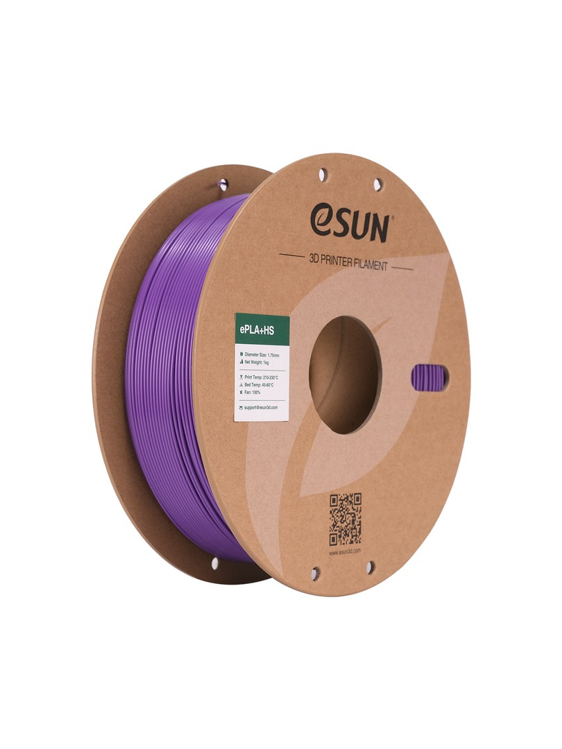 eSUN PLA+HS Filament purpurowy 1.75mm 1000g papierowa szpula
