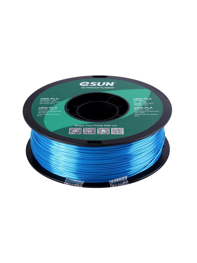 eSUN PLA-Silk Filament 1.75mm 1000g cyan