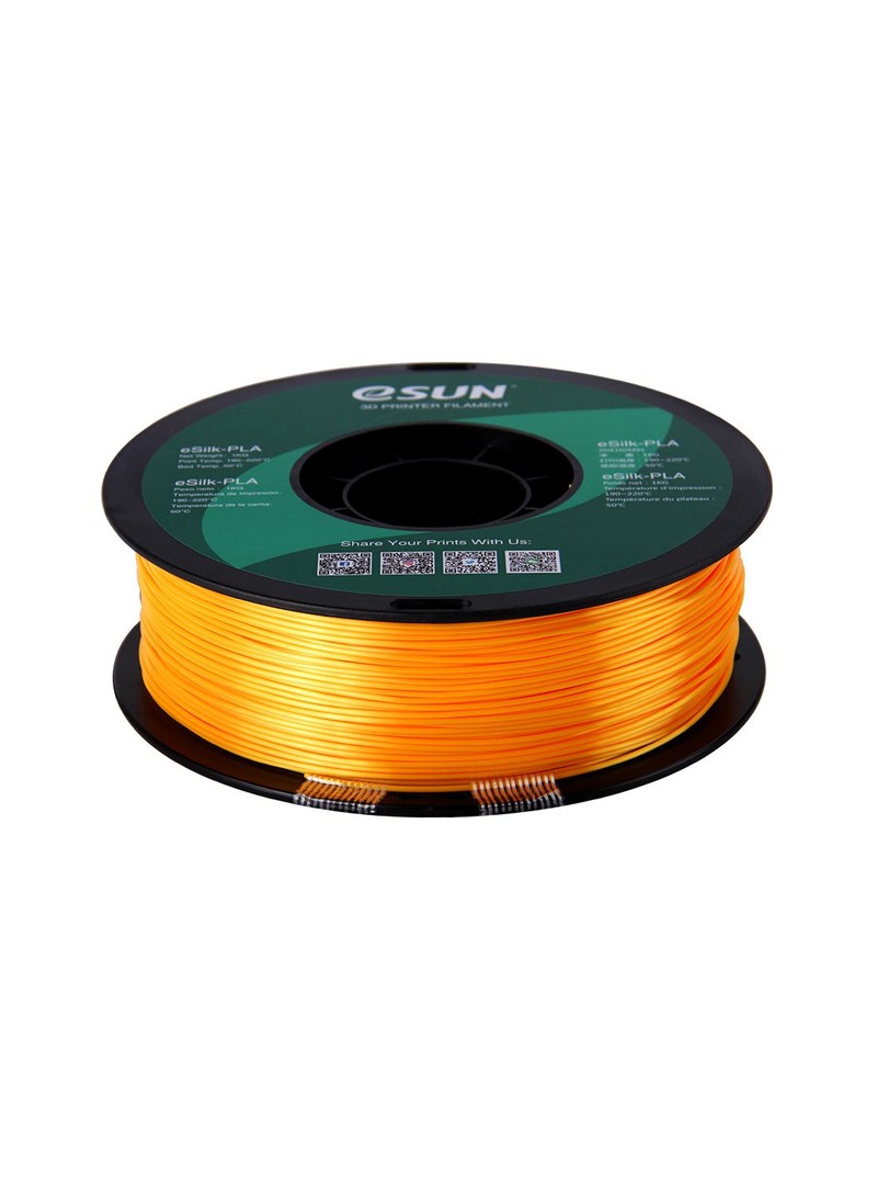eSUN PLA-Silk Filament 1,75mm 1000g ciemnożółty