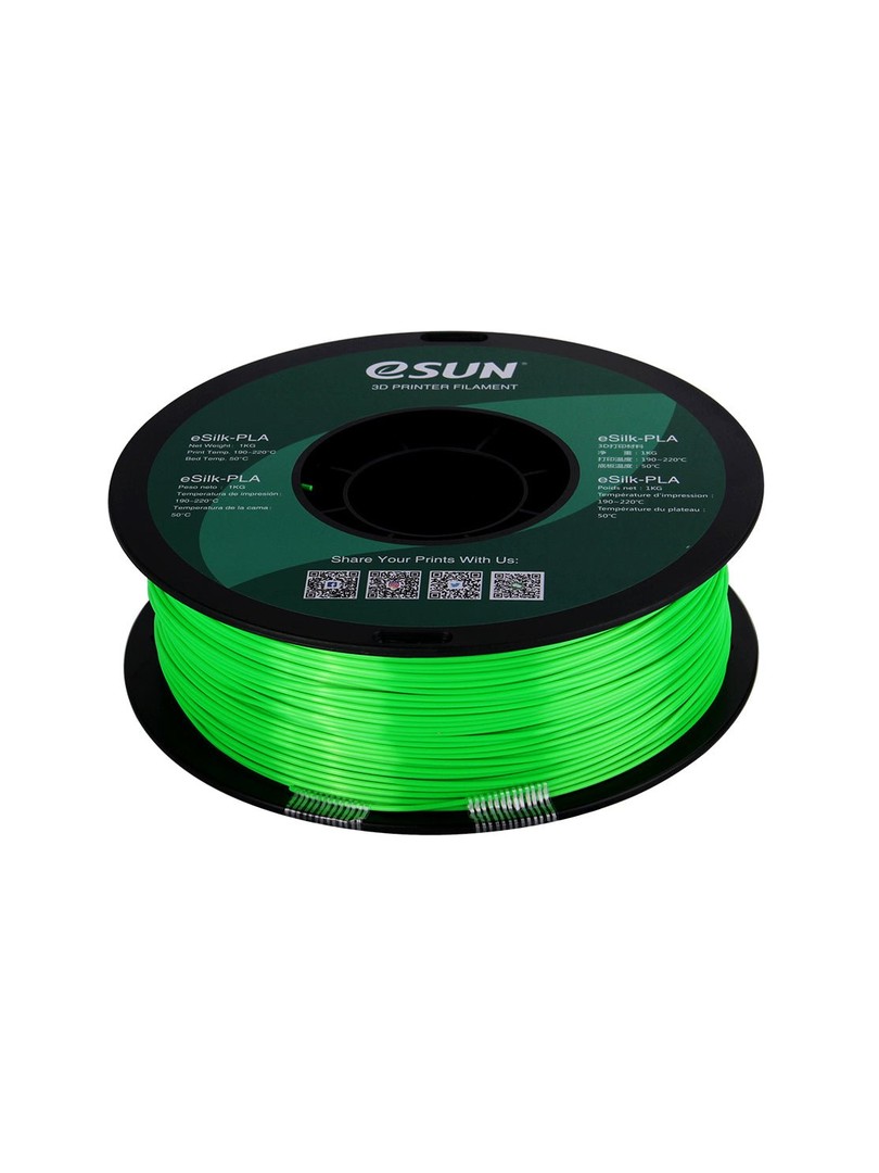 eSUN PLA-Silk Filament 1,75mm 1000g zielony