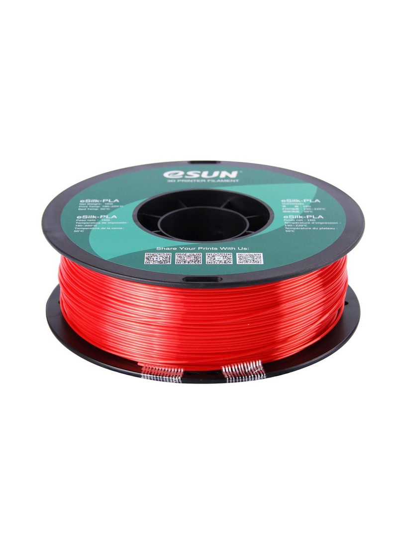 eSUN PLA-Silk Filament 1,75mm 1000g czerwony