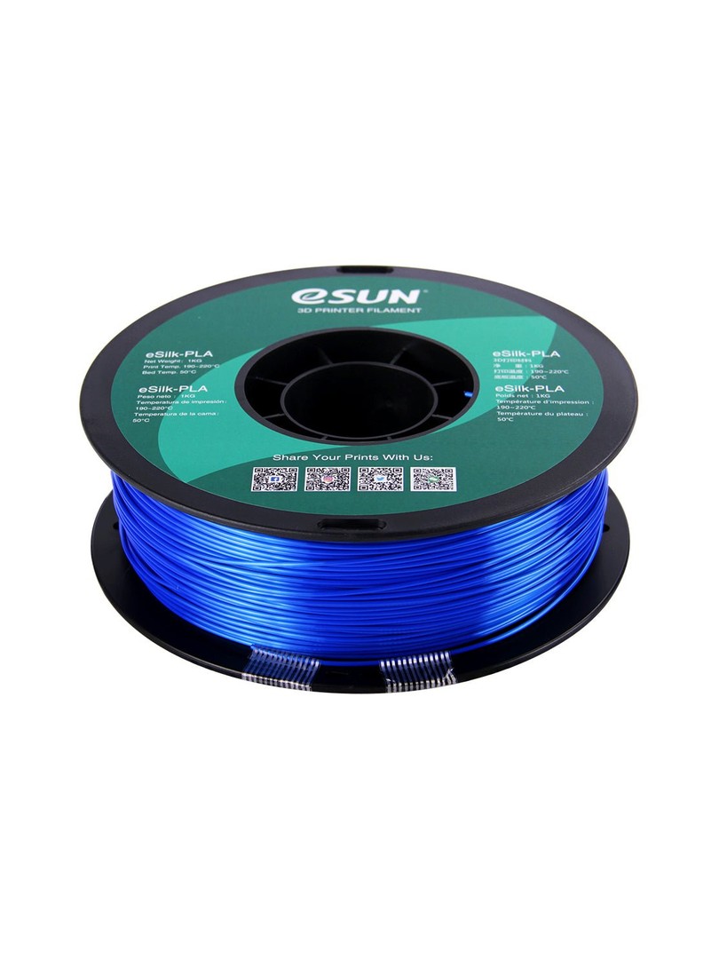 eSUN PLA-Silk Filament 1,75mm 1000g niebieski