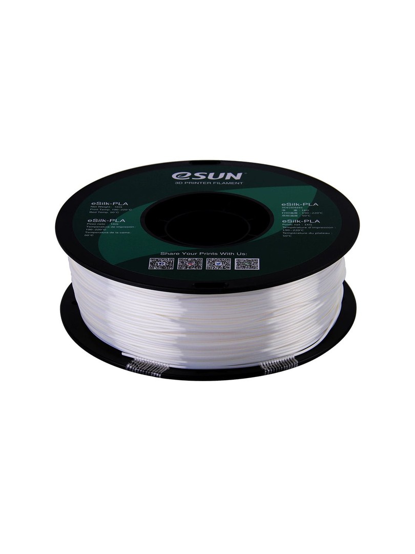 eSUN PLA-Silk Filament 1,75mm 1000g biały