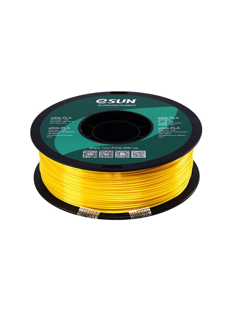 eSUN PLA-Silk Filament 1,75mm 1000g żółty