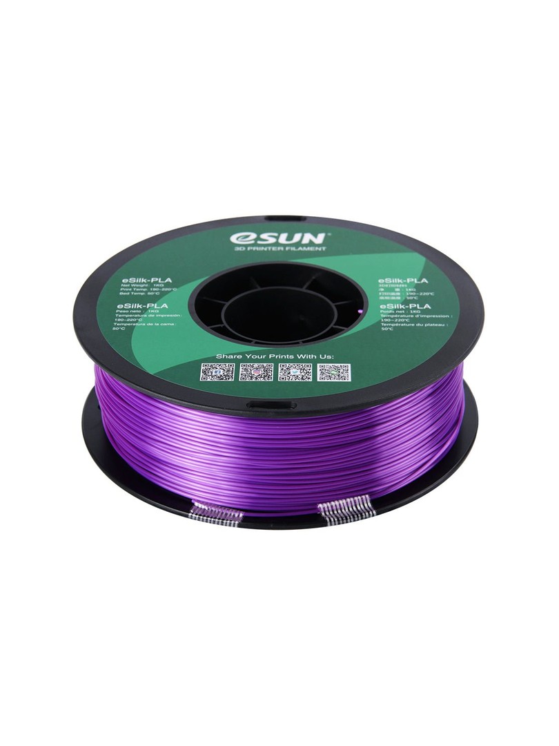 eSUN PLA-Silk Filament 1,75mm 1000g fioletowy