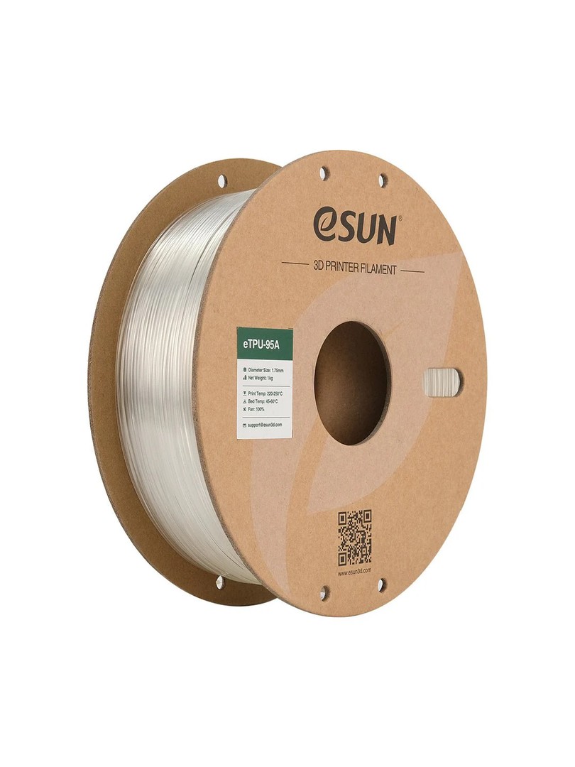 eSUN TPU-95A Filament przezroczysty 1.75mm 1000g papierowa szpula