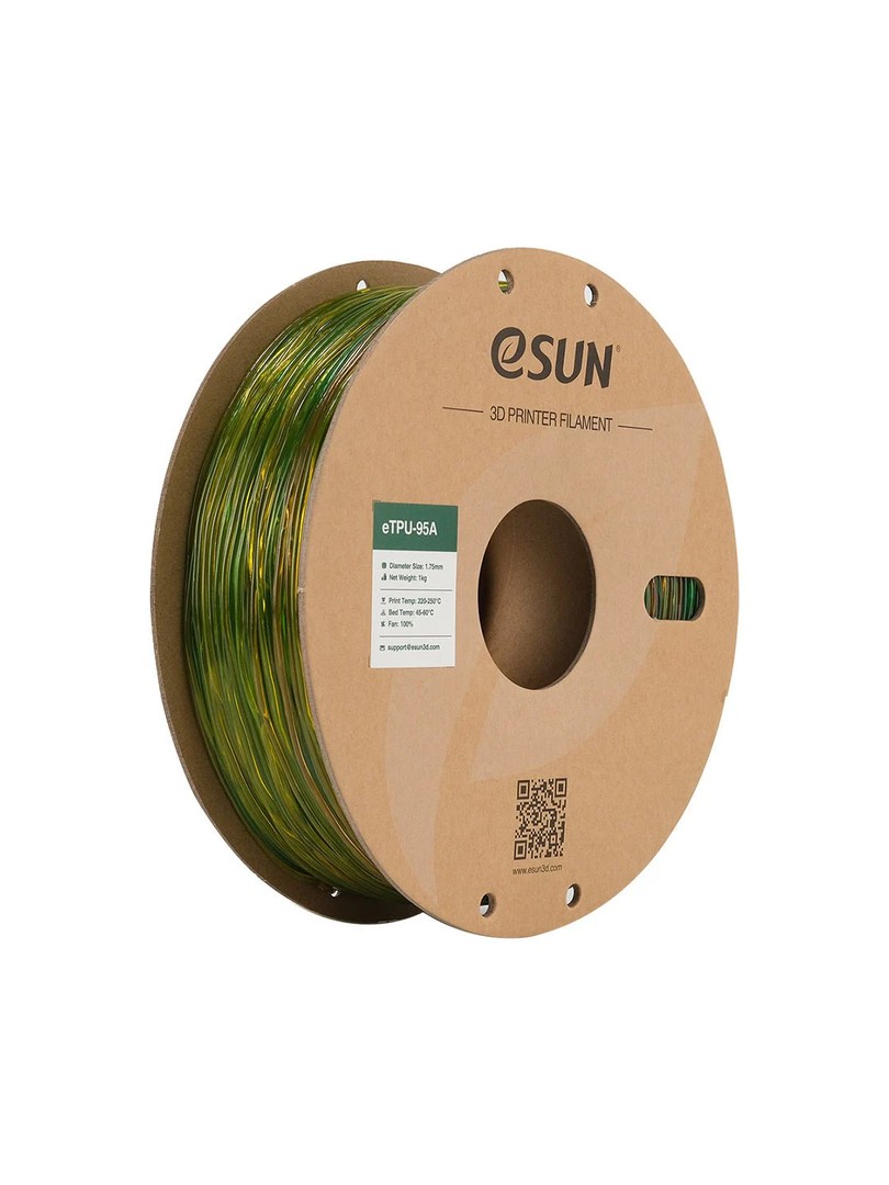 eSUN TPU-95A Filament tęczowy 1.75mm 1000g papierowa szpula