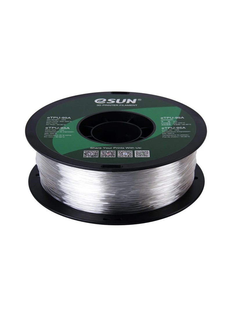 eSUN TPU-95A Filament 1,75mm 1000g przezroczysty