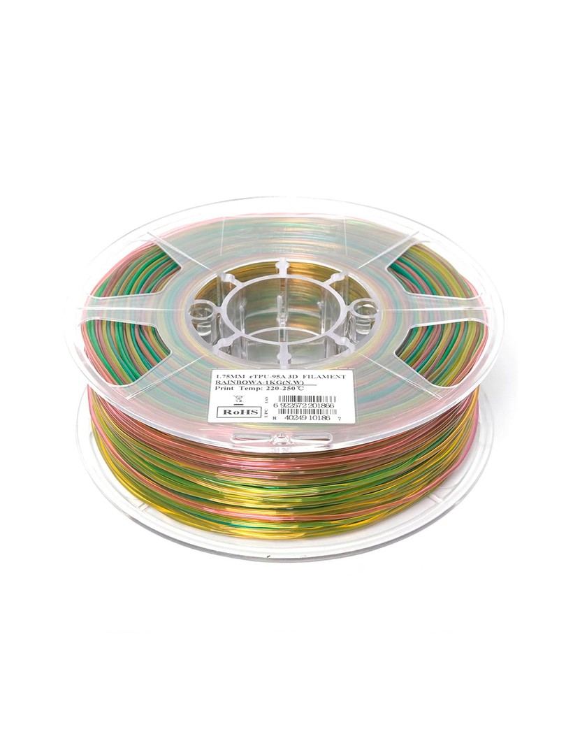 eSUN TPU-95A Filament 1,75mm 1000g tęczowy A