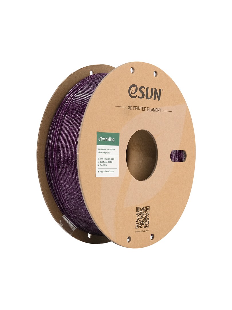 eSUN PLA-Twinkling Filament 1.75mm 1000g Purple Fioletowy