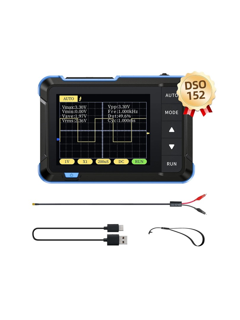 FNIRSI DSO-152 ręczny oscyloskop Basic niebieski
