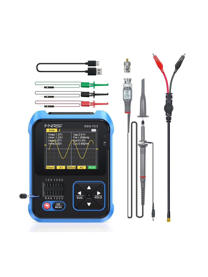 FNIRSI DSO-TC3 3w1 oscyloskop przenośny Option
