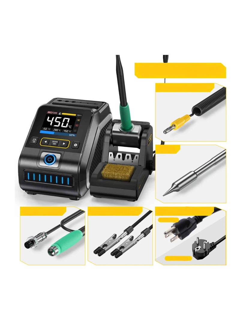 FNIRSI DWS-200 stacja lutownicza 200W F245-B grot