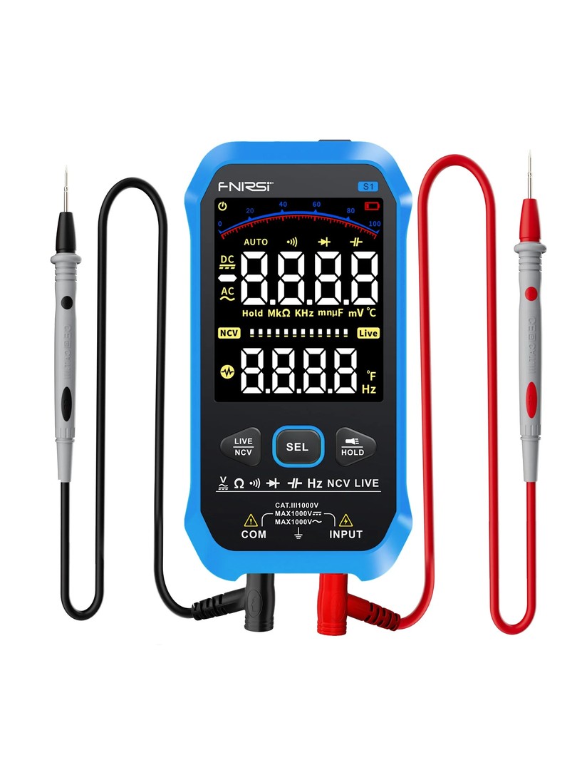 FNIRSI S1 inteligentny multimetr z dużym wyświetlaczem cyfrowym
