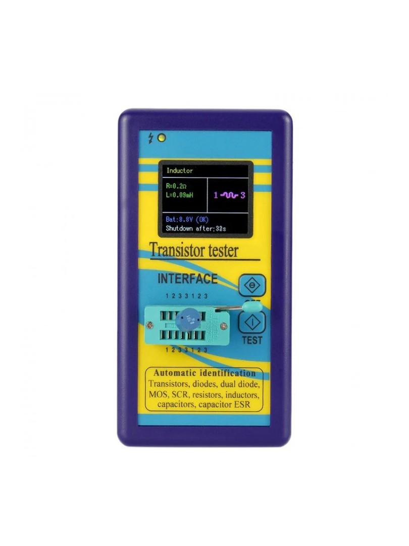 FNIRSI T4 Wielofunkcyjny tester tranzystorów niebieski