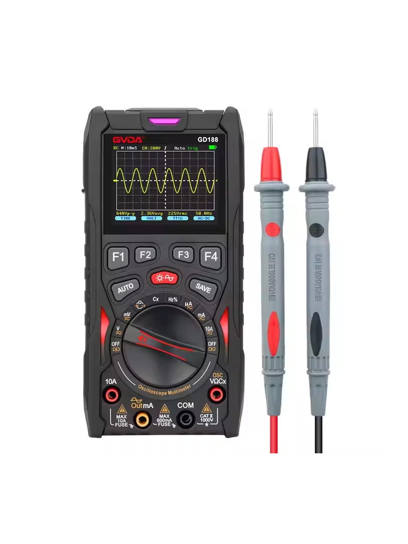 GVDA GD188 Multimetr 3 w 1 oscyloskop generator sygnału