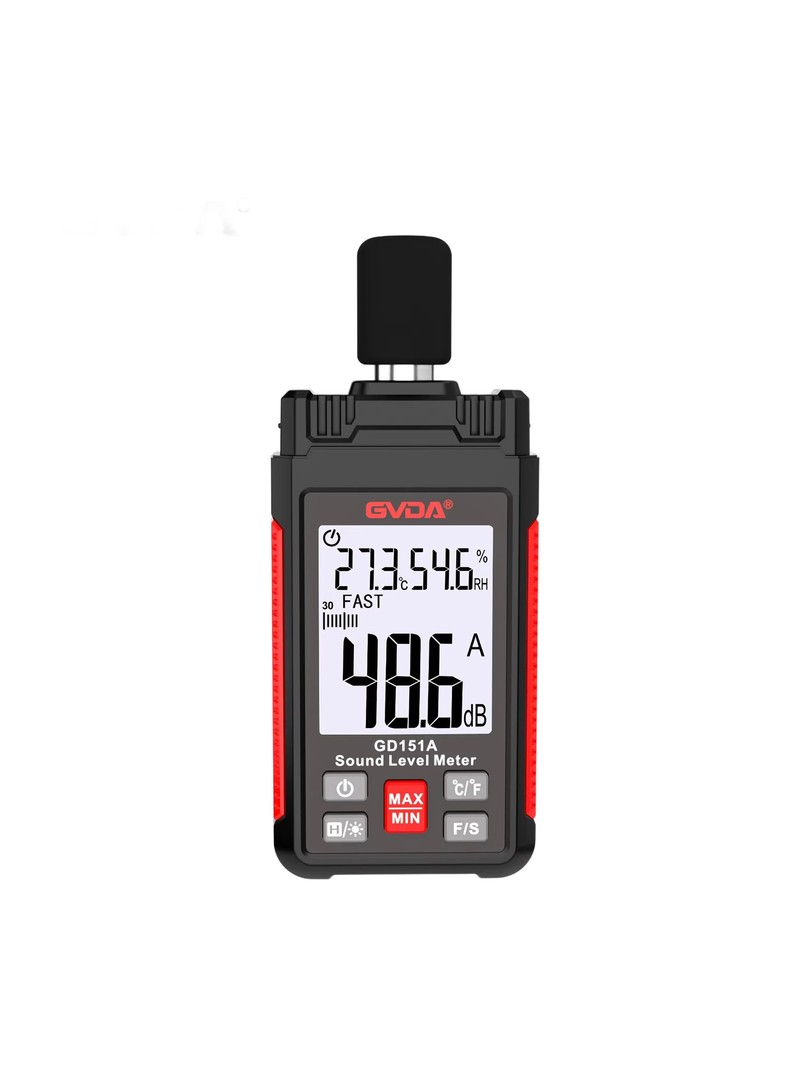 GVDA GD151B Mierniki poziomu dźwięku głośności hałasu sonometr