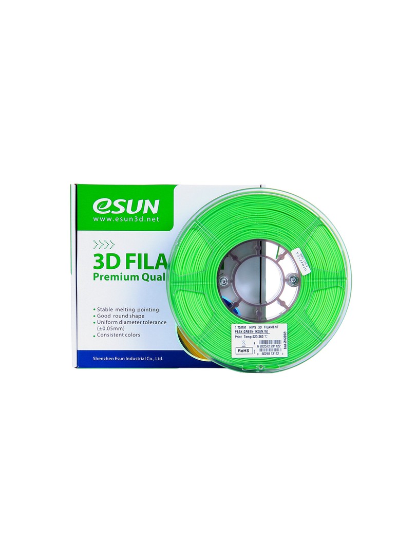 eSUN HIPS Filament 1.75mm 1000g Pea Green Zielony