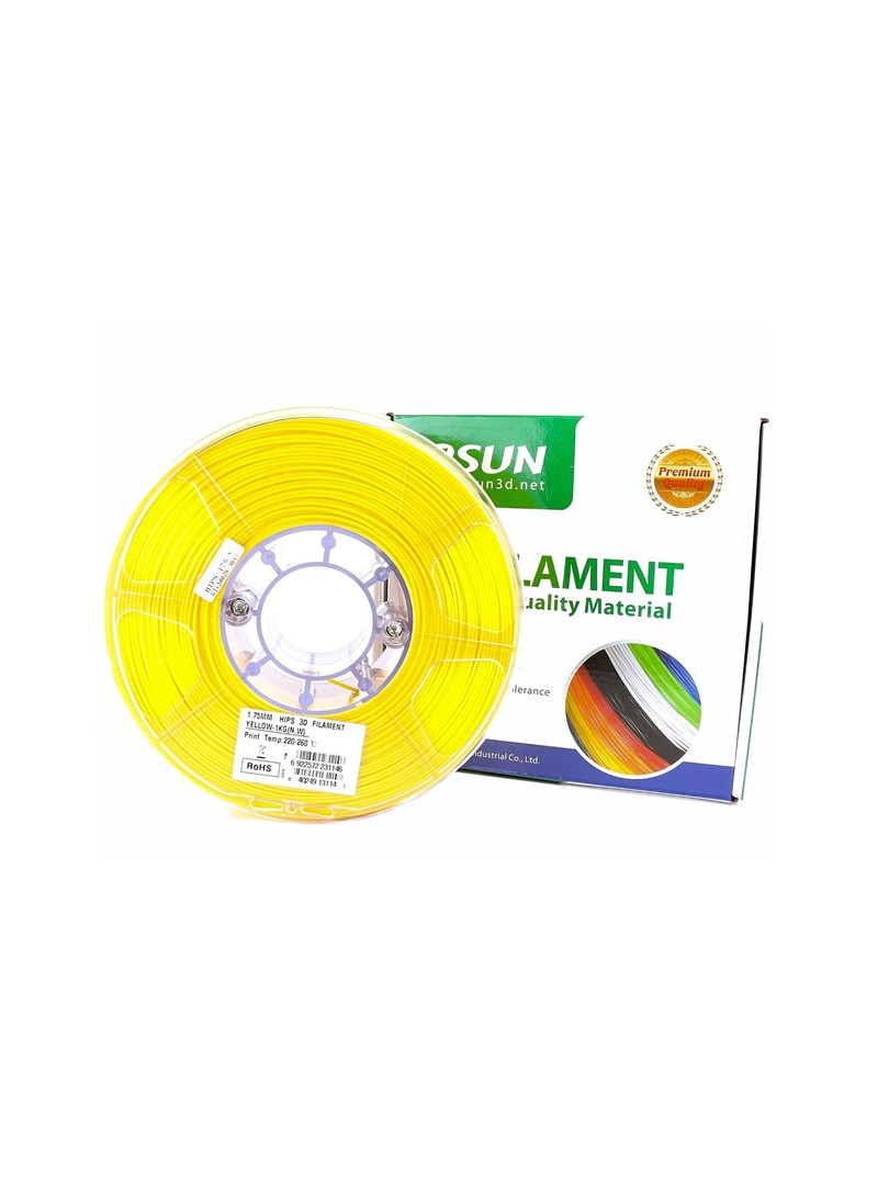eSUN HIPS Filament 1.75mm 1000g Yellow Żółty