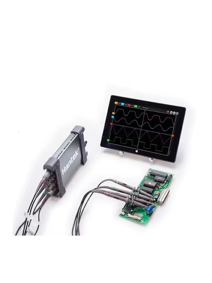 Hantek 6074BC przenośny oscyloskop cyfrowy 4-Ch 70MHz 1Gs/S