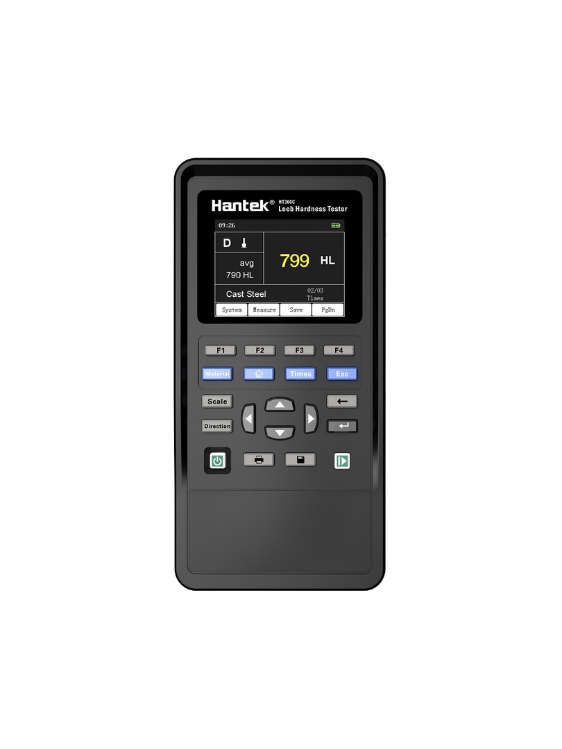 Hantek HT360 ręczny twardościomierz z pamięcią na 500 wyników