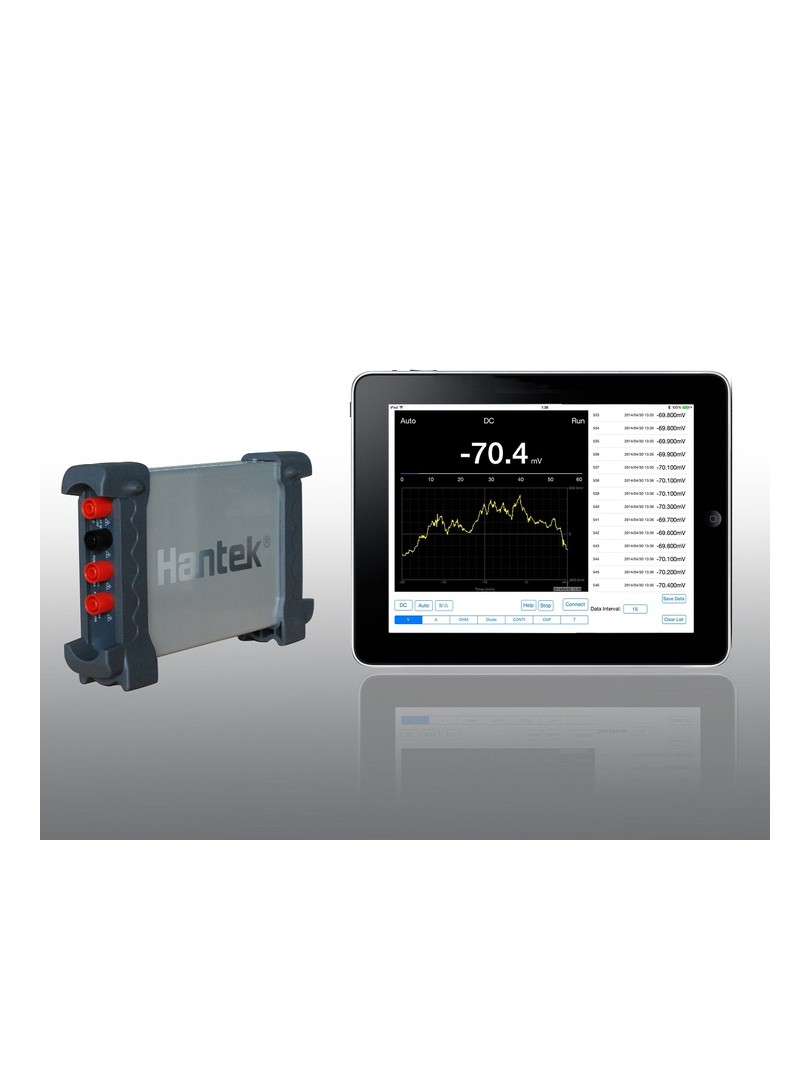 Hantek 365E Digital Multimeter - Bluetooth/USB Data Logger