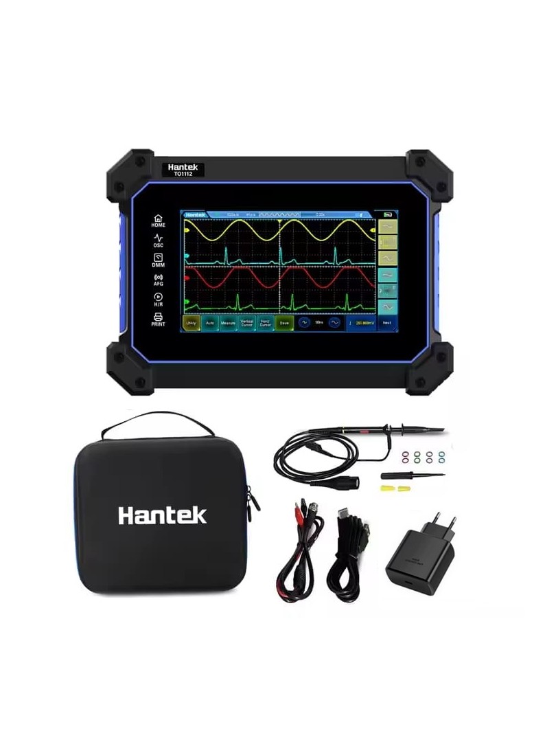 Hantek TO1154C ręczny cyfrowy oscyloskop dotykowy 4-kanałowy 150MHz 1GSa/s