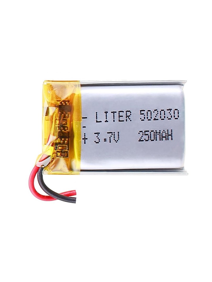 Liter 502030 Bateria litowo-polimerowa 250mAh 3.7V 30x20x5mm