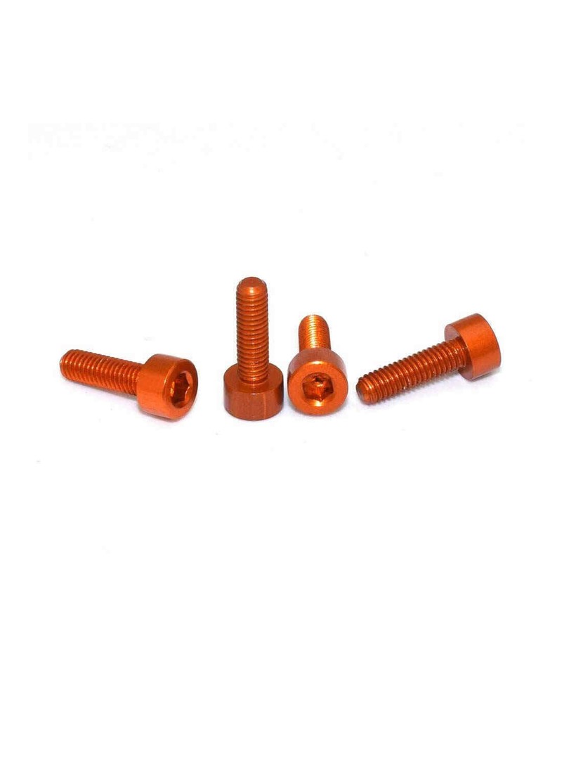 ProRock śruba aluminiowa imbusowa 7075 pomarańczowa M3*8mm