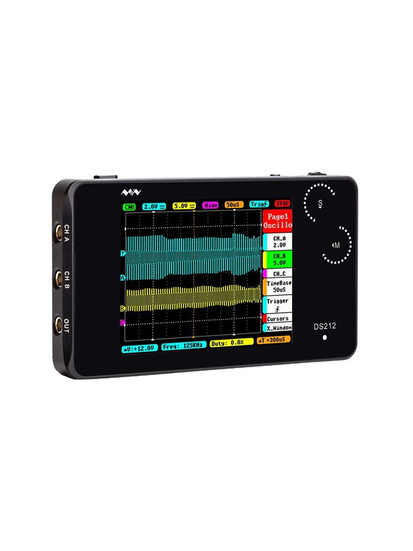 MINIWARE DS212 przenośny mini oscyloskop cyfrowy z bateria