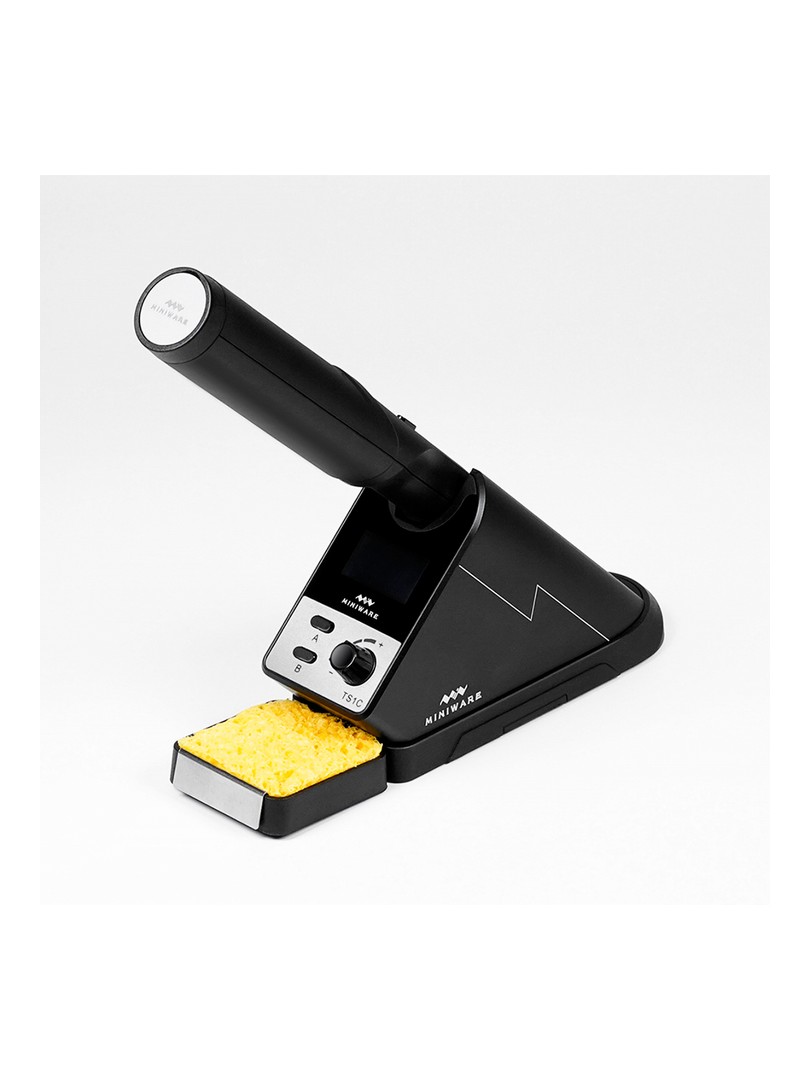 MINIWARE TS1C + grot TS-B02 bezprzewodowa stacja lutownicza