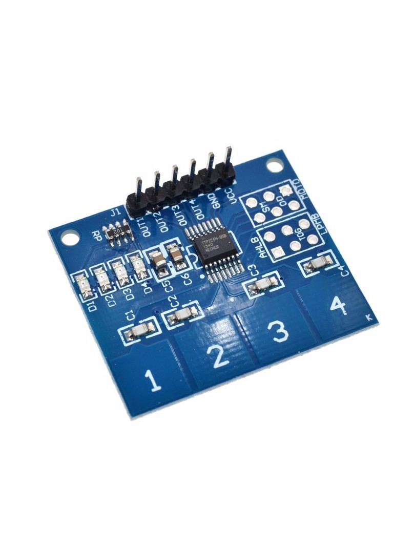ProRock TTP224 4-Kanałowy Moduł Przycisków Dotykowych 4-Channel Capacitive