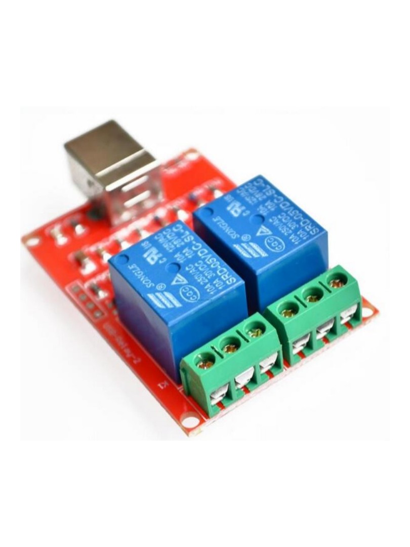 ProRock USB 2-Kanałowy Moduł Sterowania 5V Relay Bez Sterownika