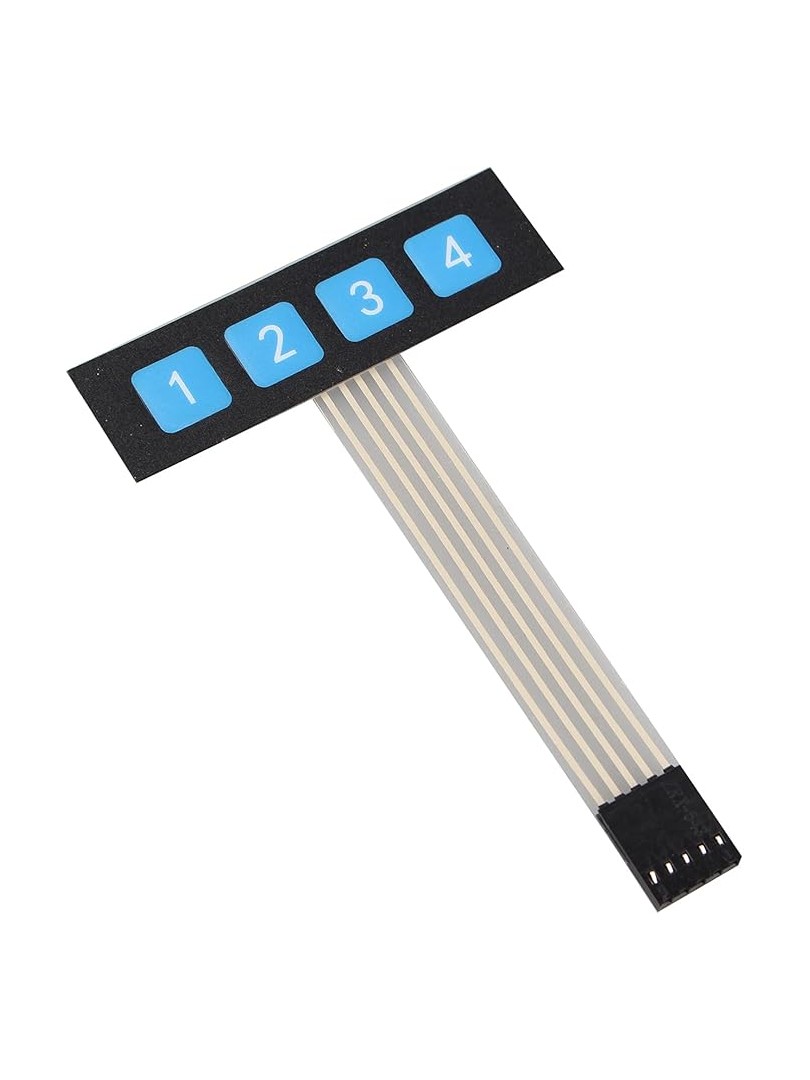 ProRock Keypad 1x4 4-Key Matrix Membrane Switch 5-Pin 2.54mm Connector