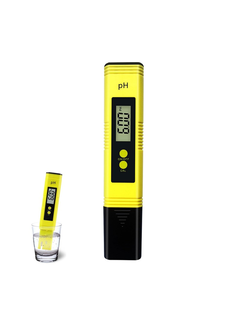 ProRock PH02 LCD pH Meter 0.00-14.00 Yellow Pen