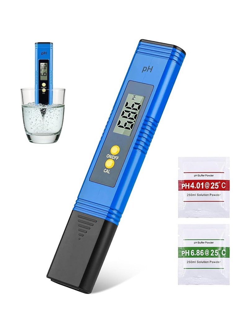 ProRock PH02 pH Meter 0.00-14.00 LCD Blue Pen