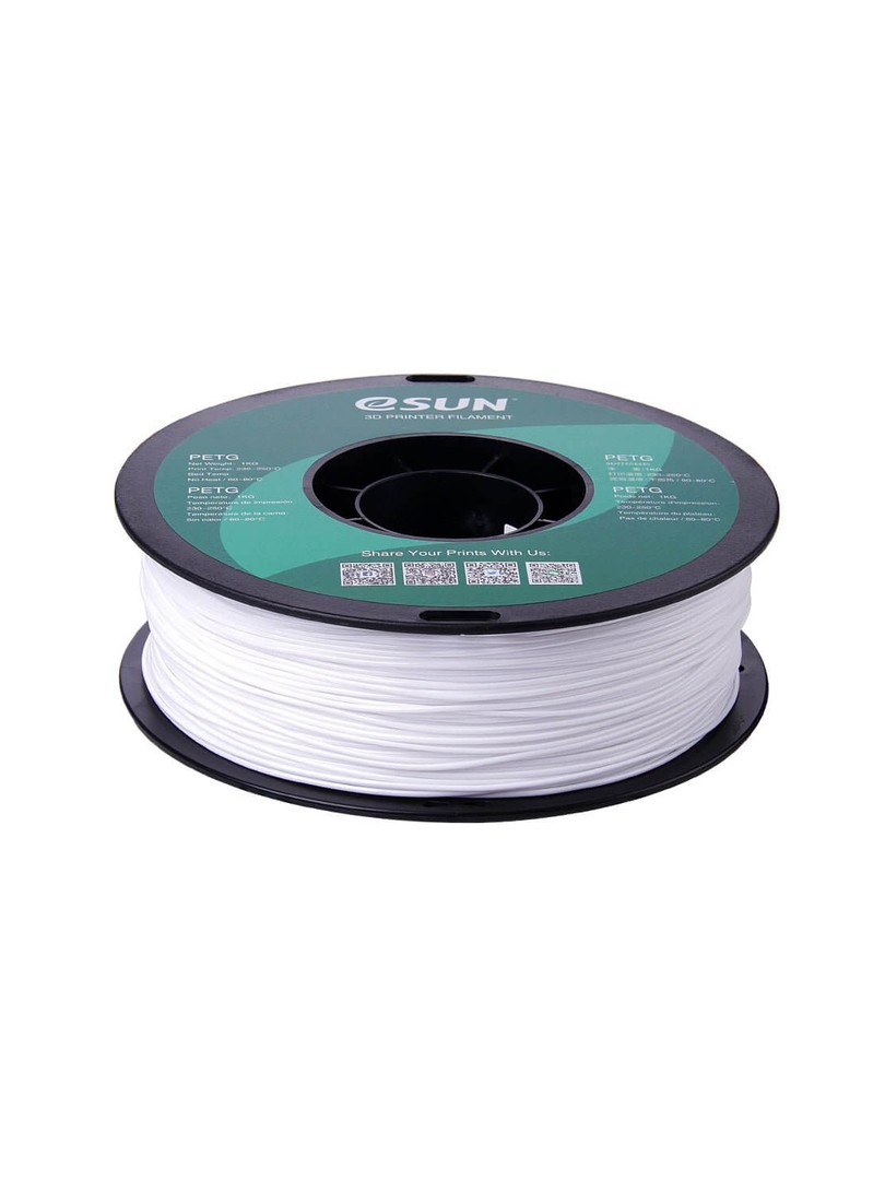 eSUN PETG Filament 1.75mm 1000g jednolity biały