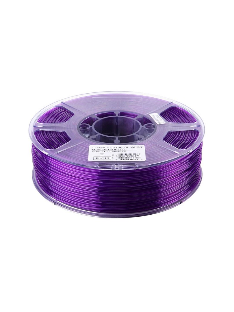eSUN PETG Filament 1.75mm 1000g przezroczysty fioletowy