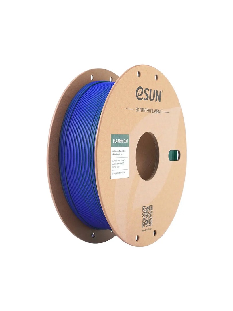 eSUN PLA-Matte Dual Filament 1.75mm 1000g Green Blue Niebieski