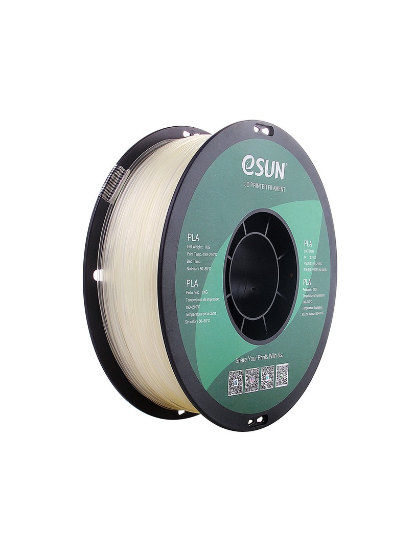 eSUN PLA Filament 1.75mm 1000g Transparent Przezroczysty