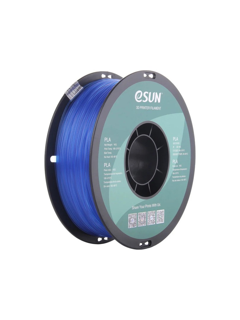 eSUN PLA Filament 1.75mm 1000g Glass Light Blue Niebieski